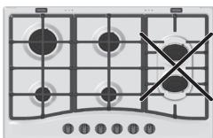 HOTPOINT PCN 762 S/IX/HAR - Practical Advice on Using the Half Fish-Kettle Burner - 5