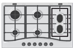 HOTPOINT PCN 762 S/IX/HAR - Consigli pratici per l'uso dei brucitori centrali "Semi-Pesciera" - 3