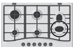 HOTPOINT PCN 762 S/IX/HAR - Consigli pratici per l'uso dei brucitori centrali "Semi-Pesciera" - 4