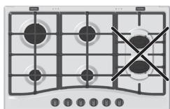 HOTPOINT PCN 762 S/IX/HAR - Consigli pratici per l'uso dei brucitori centrali "Semi-Pesciera" - 5