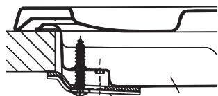 HOTPOINT PHN 961 TS/IX/A - Esquema para prender os ganchos - 1