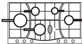 HOTPOINT PHN 961 TS/IX/A - Practical advice on using the burners - 1