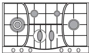 HOTPOINT PHN 961 TS/IX/A - Practical Advice on Using the Half Fish-Kettle Burner - 5