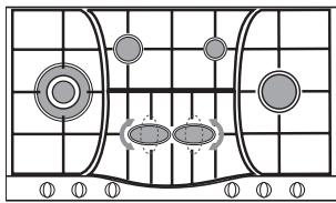 HOTPOINT PHN 961 TS/IX/A - Conselhos práticos para a utilização dos queimadores principais "Semi-Peixeira" - 1