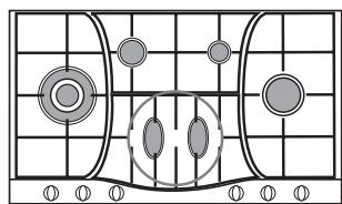 HOTPOINT PHN 961 TS/IX/A - Practical Advice on Using the Half Fish-Kettle Burner - 4
