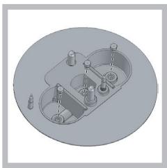 HOTPOINT PKLL 751 D2/IX/A MEA - Replacing the nozzles on separate "double flame " burners - 2