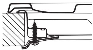 HOTPOINT PKLL 751 D2/IX/A MEA - Scheme de fixation des crochets - 3