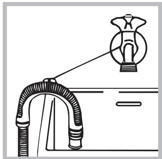 HOTPOINT RPD 11657 DS EX - Raccordement du tuyau de vidange - 2