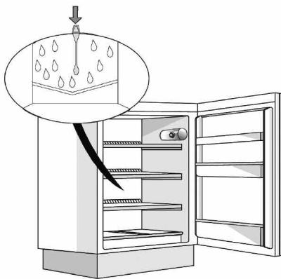 HOTPOINT T 16 A1 D HA.2 & T 16 A1 D/HA - Puhastage aeg-ajalt külmikusektsiooni sisemust. Külmikusektsiooni sulatamine on täiesti automaatne. - 1