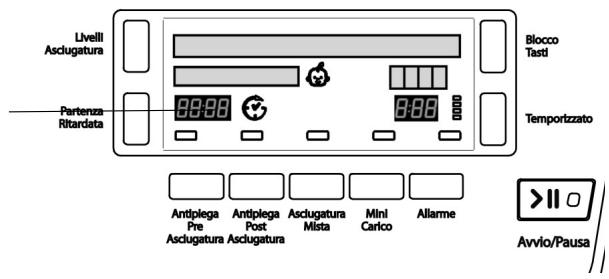 HOTPOINT TCD 851 X - Ritardo e Tempo rimanente - 1