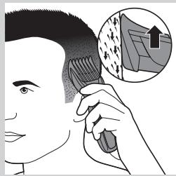 PHILIPS HC3424/80 - Trimming med kammen - 3