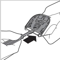 PHILIPS HC3424/80 - Akun poistaminen - 2