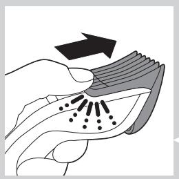 PHILIPS HC3424/80 - Ohne Kammaufsatz schneiden - 1