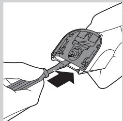 PHILIPS HC3424/80 - Ta ut det laddningsbara batteriet - 2