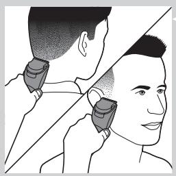 PHILIPS HC3424/80 - Ohne Kammaufsatz schneiden - 3