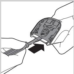 PHILIPS HC3424/80 - Udtagning af det genopladelige batteri - 2
