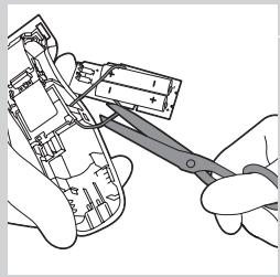 PHILIPS HC3424/80 - Udtagning af det genopladelige batteri - 5