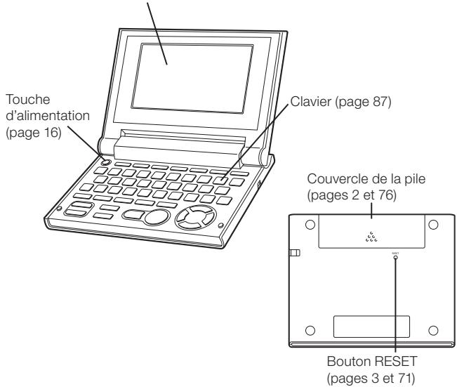 CASIO EW F350C - Noms des éléments - 1