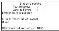 CASIO EW F350C - Suppression des données de la mémoire - 1