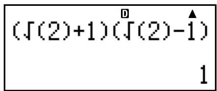 CASIO FC 100 V - Example 3: 2^3 = 8 - 2