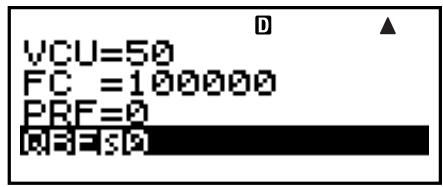 CASIO FC 100 V - Exemple 1 : Calculer la quantité des ventes au seuil de rentabilité (QBE) - 5