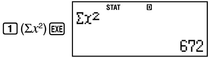 CASIO FC 100 V - Calcul statistique à une variable - 27