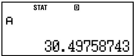 CASIO FC 100 V - Autres types de calcul de régression - 1
