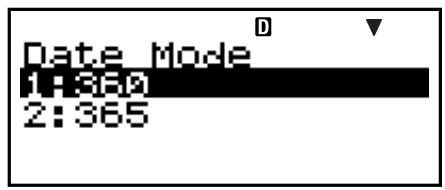 CASIO FC 100 V - Procedure de base du mode DAYS - 1