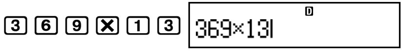 CASIO FC 100 V - Changement du dernier caractère ou de la dernière fonction saisi - 1
