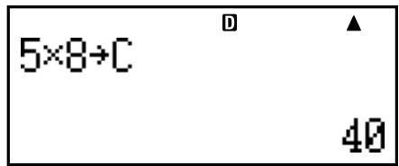 CASIO FC 100 V - Aperçu des variables - 2