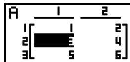 CASIO GRAPH 25 PRO - Pour échanger deux lignes - 5
