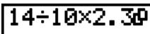 CASIO GRAPH 25 PRO - - Pour définir le texte à copier - 1