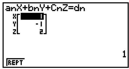 CASIO GRAPH 25 PRO - Équations linéaires simultanées - 2