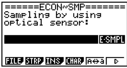 CASIO GRAPH 25 PRO - - To insert an Econ Strip into an eActivity file - 3