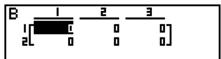 CASIO GRAPH 25 PRO - - Pour spécifique les dimensions (la taille) d'une matrice - 4