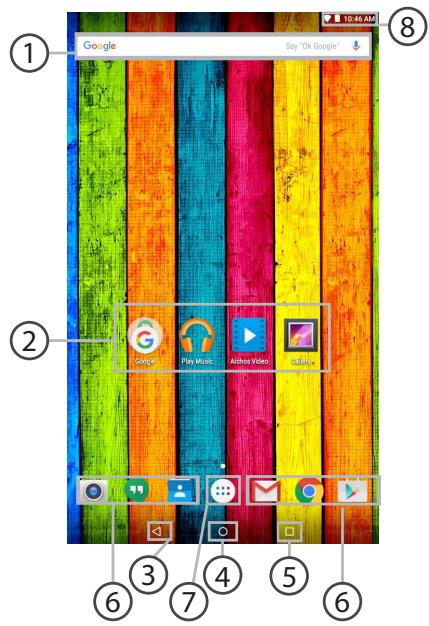 ARCHOS 70B NEON - Interfaccia Android™ - 1