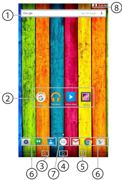 ARCHOS 70B NEON - El Interfaz Android™ - 1