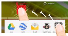 ARCHOS 70B NEON - حذف عنصر الشاشة الرئيسية: - 1