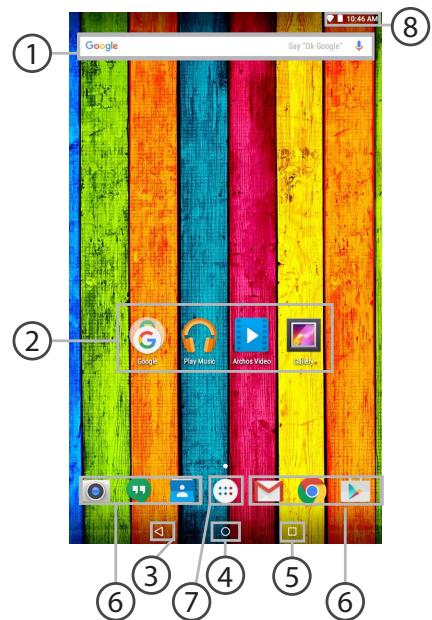 ARCHOS 70B NEON - Interfejs Android™ - 1