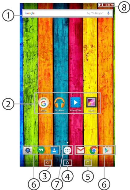 ARCHOS 70B NEON - Иntepфс Android™ - 1