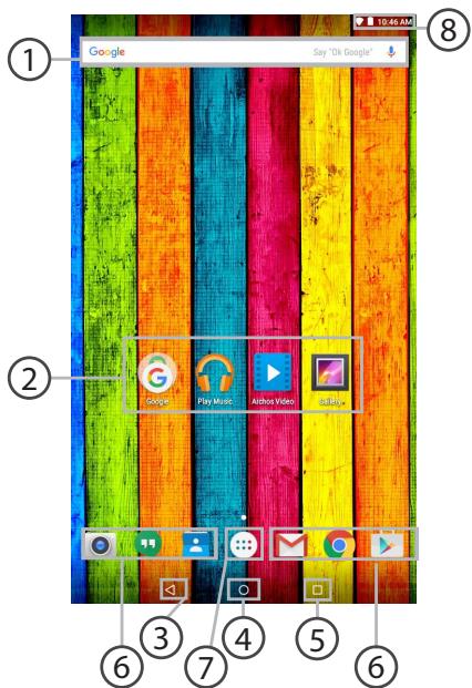 ARCHOS 70B NEON - The Android™ Interface - 1