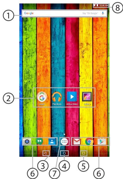 ARCHOS 70B NEON - L'Interface Android™ - 1