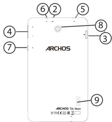 ARCHOS 70B NEON - Beschreibung des ARCHOS - 2