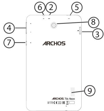 ARCHOS 70B NEON - Descrizione del ARCHOS - 2