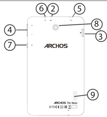 ARCHOS 70B NEON - A keszülék bemutatása - 2