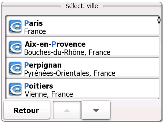 MAPPY MINI 290 - Saisie du point central de la rue en tant que destination - 7