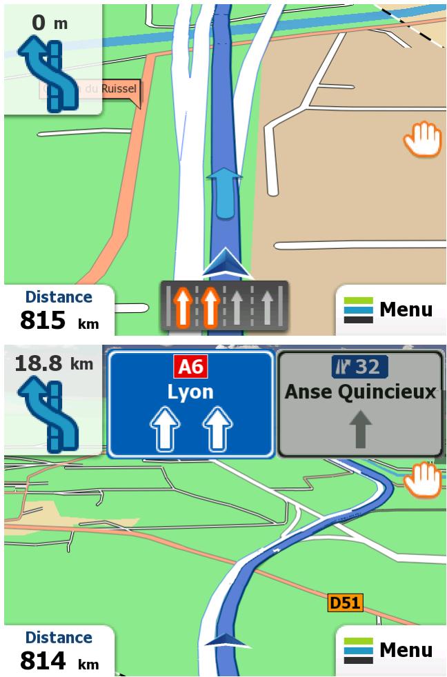 MAPPY MINI 290 - Informations sur les voies et les panneaux - 1
