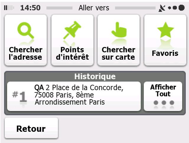 MAPPY MINI 290 - Sélection de la destination la plus probable (historique intelligent) - 1