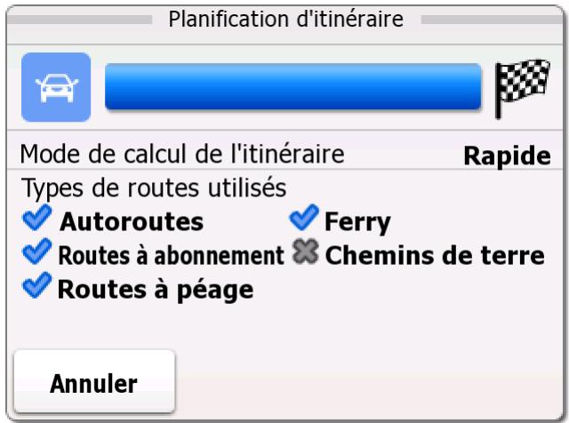 MAPPY MINI 290 - Sélection d'un emplacement sur la carte comme destination - 4