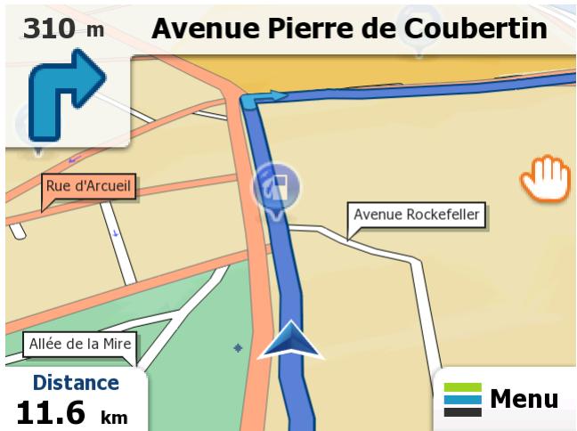 MAPPY MINI 290 - Navigation sur la carte - 3
